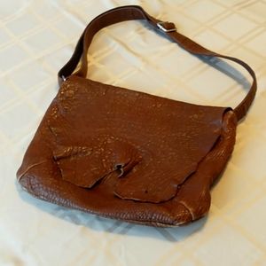 Handmade Carles Cervera Leather Messenger Bag